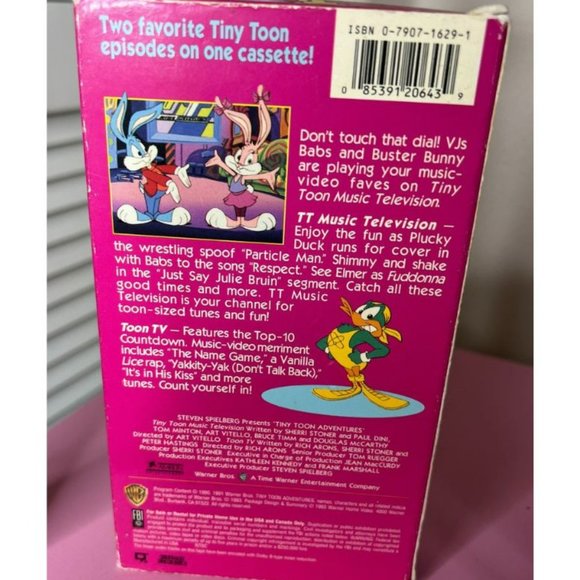 Other 1993 Tiny Toon Music Television Vhs Poshmark